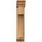 Ekena Millwork Westlake Traditional Rough Sawn Bracket w/ Offset Brace, Western Red Cedar, 6"W x 18"D x 30"H BKT0604X18X30WTL01RWR - alternate 2